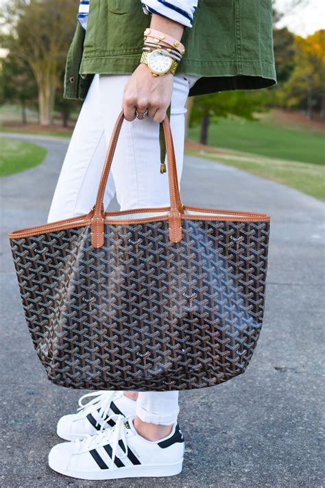 goyard tote styled|goyard bag near me.